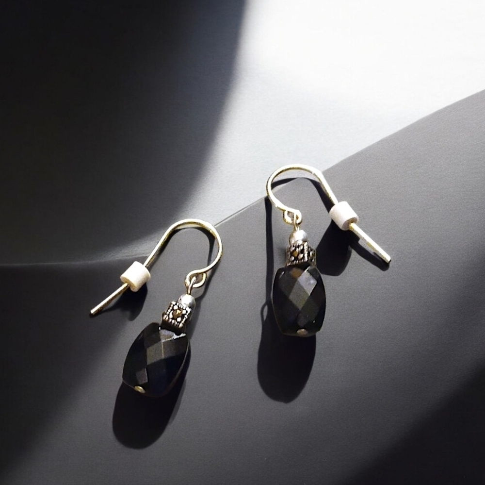 925 Marcasite Dangle Earrings